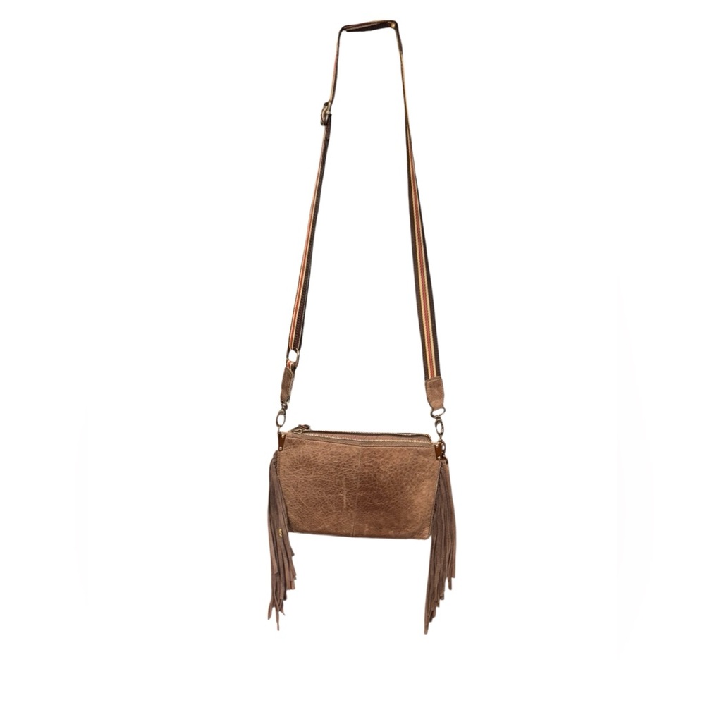 Montana West Genuine Leather Cowhide Crossbody Fringe Bag BP4